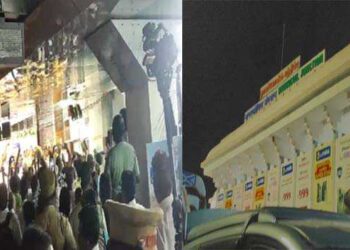 नगरकोविल पहुंची पहली वंदे भारत ट्रेन के विरोध में कांग्रेस कार्यकर्ताओं का प्रदर्शन,