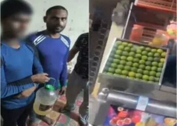 पेसाब मिलाकर पिलाया जूस , दो गिरफ्तार