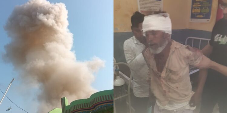 बरेली में पटाखा फैक्ट्री में ब्लास्ट