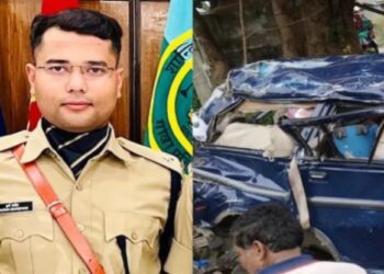 पहली पोस्टिंग के लिए जा रहे आईपीएस अधिकारी की सड़क दुर्घटना में मौत