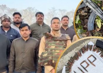 पुलिस मुठभेड़ में तीन खालिस्तानी आतंकी ढेर, भारी मात्रा में हथियार बरामद