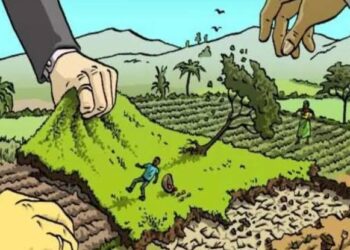 दलित की जमीन पर भू माफियाओं ने किया कब्जा