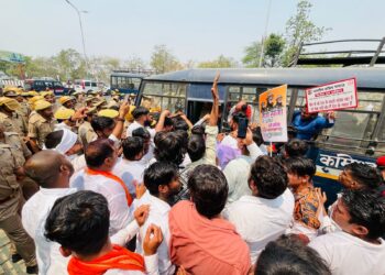 राणा सांगा पर अमर्यादित टिप्पणी के विरोध में क्षत्रिय संगठनों का प्रदर्शन, कई नेता हिरासत में