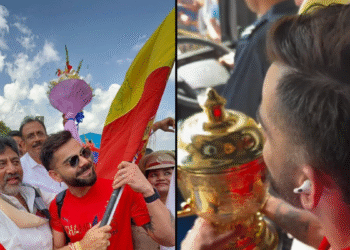 विजेता टीम आरसीबी का बेंगलुरु में जोरदार स्वागत, सड़कों पर उतरे हजारों फैंस