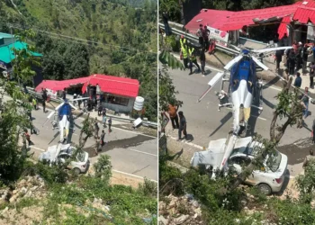 केदारनाथ में बड़ा हादसा टला, हाईवे पर हेलीकॉप्टर की इमरजेंसी लैंडिंग