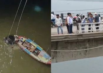 बिहार में पुल की रेलिंग तोड़ते हुए गंगा नदी में गिरी स्कॉर्पियो, एक की मौत, दूसरे की तलाश