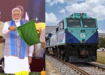 बिहार में बने रेल डीजल इंजन अफ्रीका रवाना, मोदी ने दिखाई हरी झंडी