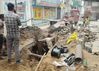 सीवर लाइन हुई दुरुस्त, बोले भरतनगर के निवासी थैंकयू संवाददाता डॉट कॉम