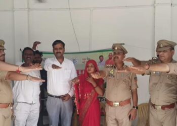 ग्रीन चौपाल से गूँजी हरियाली की पुकार, हरख गाँव ने ली पॉलिथीन मुक्त गांव की शपथ