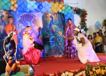 बाल कन्हैया की लीलाओं में डूबा पुलिस लाइन, जन्माष्टमी पर भक्ति और उल्लास का संगम