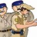पुलिस ने दबिश देकर पकड़ा आरोपी, नाजायज चाकू बरामद