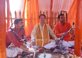 हवन पूजन के साथ श्रीमद् भागवत कथा का समापन