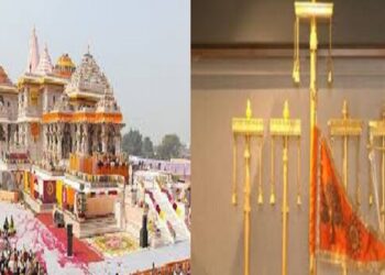 ध्वजारोहण के नौ घंटे बाद खुले द्वार, कड़ी सुरक्षा में एक लाख श्रद्धालुओं ने किए दर्शन