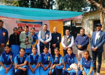 लखनऊ के कुम्हरावां इंटर कॉलेज में उल्लासपूर्वक मनाया गया 77वां गणतन्त्र दिवस