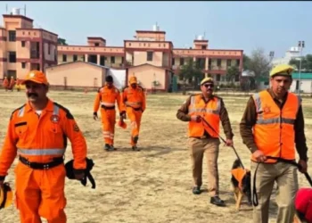 भूकंप आपदा से निपटने को एनडीआरएफ की मॉक ड्रिल