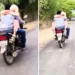 चलती बाइक पर अश्लील हरकतें, जान जोखिम में डालकर सड़क पर किया खतरनाक स्टंट