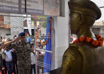 अयोध्या में शहीद हवलदार राजकुमार यादव की 5वीं पुण्यतिथि पर स्मारक का लोकार्पण, भावभीनी श्रद्धांजलि