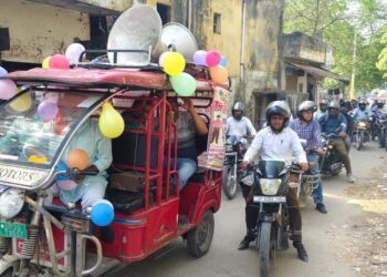 ब्लॉक स्तरीय स्कूल चलो अभियान रैली का हुआ आयोजन