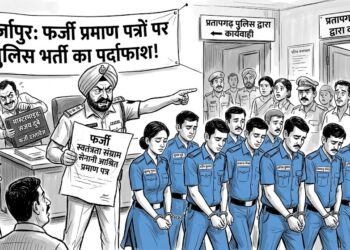 स्वतंत्रता संग्राम सेनानी के फर्जी सर्टिफिकेट पर नौकरी पाने वाले 8 सिपाही गिरफ्तार